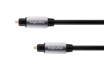 1.5m S/PDIF Toslink Optical Cable - Kruger&Matz