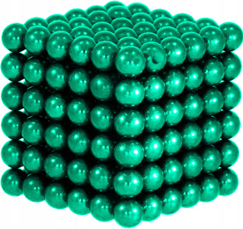 216 pcs NEOCUBE 5mm GREEN Magnetic Balls Neodymium Magnets