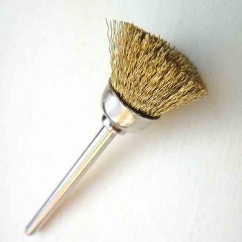 25mm Brass Wire Brush - for Mini Grinder